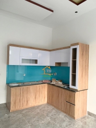 Bàn giao tủ bếp, cửa đố và nội thất nhà đôi cho khách hàng Điện Ngọc và Đại Lộc tại Quảng Nam