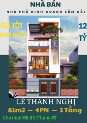 Bán nhà 3 tầng Lê Thanh Nghị, Hòa Cường Bắc, Hải Châu, Đà Nẵng - Vị trí đẹp tại Quảng Nam