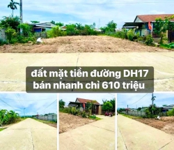Cần bán lô đất mặt tiền đường tại Quảng Nam