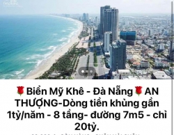 CỰC RẺ AN THƯỢNG Dòng tiền khủng gần 1 tỷ/năm - 8 tầng- đường 7m5 - chỉ 20 tỷ tại Quảng Nam