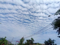 Mây đẹp quá mà không biết ra sao Trong mùa mưa năm nay tại Quảng Nam