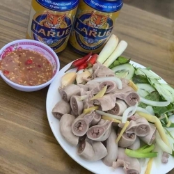 Dồi Trường Heo Loại To Ngon Có Cuống tại Quảng Nam