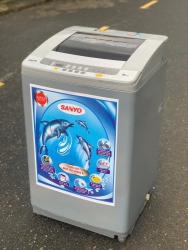 y giặt Sanyo inverter 9kg hoạt động êm tại Quảng Nam