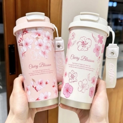 Bình giữ nhiệt Flowers on top dung tích 500ml chất liệu thép không gỉ tại Quảng Nam