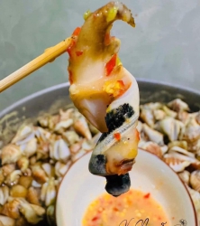 Ốc nhảy sống ngon tại Quảng Nam