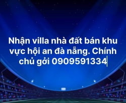 Bán villa và đất ở Hội An, khu vực Đà Nẵng tại Quảng Nam