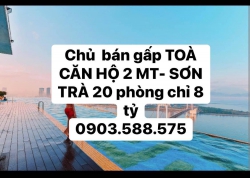 Chính chủ bán gấp tòa nhà căn hộ 2 MT - Sơn Trà 20 phòng chỉ 8 tỷ tại Quảng Nam