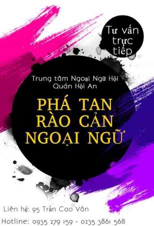 Cần gấp 1 trợ lý cho trung tâm ngoại ngữ Hội Quán Hội An tại Quảng Nam