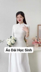 Áo Dài Trắng Học Sinh Sẵn Đủ Size tại Quảng Nam