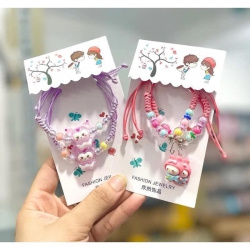 Vòng Tay Đôi Dây Rút Gắn Charm Hoạt Hình Siêu Cute tại Quảng Nam