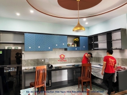 Gian bếp lạnh lẽo nhưng nồng nhiệt phủ hết phòng gia đình tại Quảng Nam