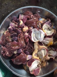 Sáng mai làm đám có khoảng 10 kg lòng gà ( tìm, mề, gần) tại Quảng Nam