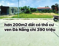 n đất diện tích hơn 200m2 chỉ 390 triệu tại Quảng Nam