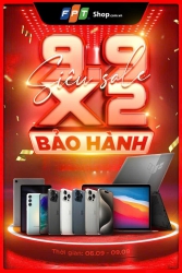 Siêu Sale 9/9 tại FPT Shop - Samsung, iPhone, MacBook, Asus, Phụ kiện sập sàn, Laptop Gaming, Máy lạnh, Robot hút bụi giá hời tại Quảng Nam