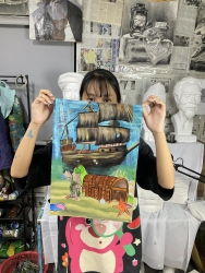 Học viên Bảo Hân hoàn thiện bài mới ở lớp vẽ ORI Điện Minh! Lớp vẽ ORI vẫn đang tiếp tục chiêu sinh tại Quảng Nam