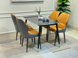 Ghế chân sắt sơn tĩnh điện bọc da PU tại Quảng Nam