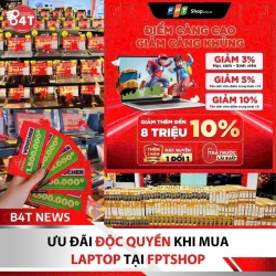 FPT Shop - Chương trình khuyến mãi laptop hấp dẫn tại Quảng Nam