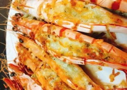 Tôm sáng nay to chà bá luôn tại Quảng Nam