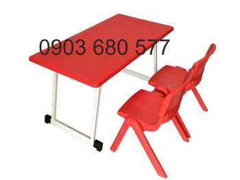 Bộ bàn ghế nhựa mầm non, gập chân bàn giá cực RẺ tại Quảng Nam