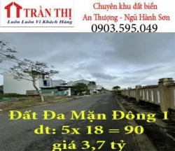 n đất Đường Đa Mặn Đông 1 - Dt : 5 x 18- Đường 5,5 mét hướng đông tại Quảng Nam