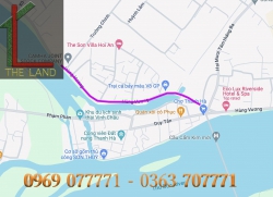 Đất Mặt Tiền Hùng Vương Hội An - View Trực Diện Sông, Ngay vị trí náo nhiệt nhất tại Quảng Nam