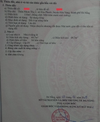 Bán nhà tại Hòa Phước, Đà Nẵng tại Quảng Nam