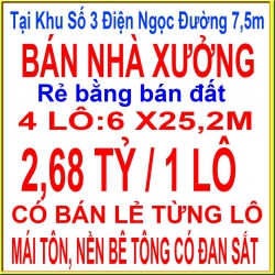 Nhà Xưởng Kiên Cố tại Khu Số 3 Điện Ngọc tại Quảng Nam