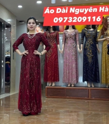 Em lên siêu phẩm áo dài sui trẻ trung cho các mẹ tại Quảng Nam