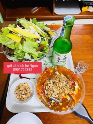 GỎI CÁ TRÍCH CUỐN RAU RỪNG Gỏi Sứa Ngâm Mắm Nhĩ Món Ngon Bạn Không Nên Bỏ Qua tại Quảng Nam